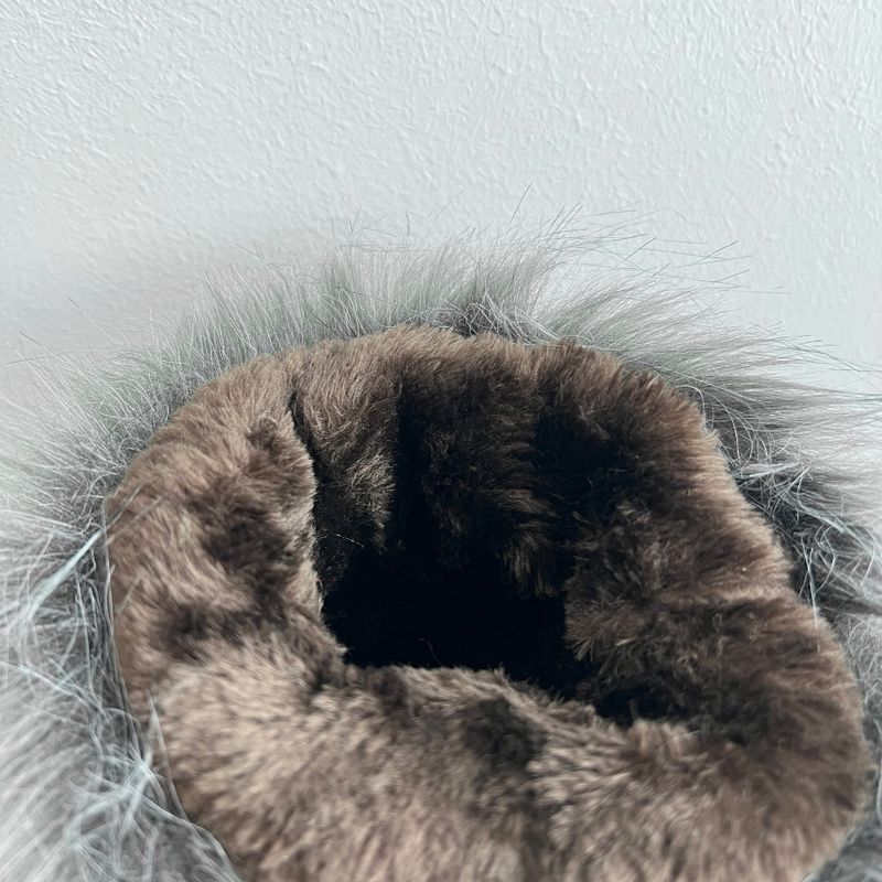 Soft eco fur middle boots (3 Color)
