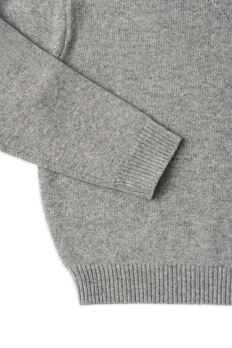 Basic crew knit_gray