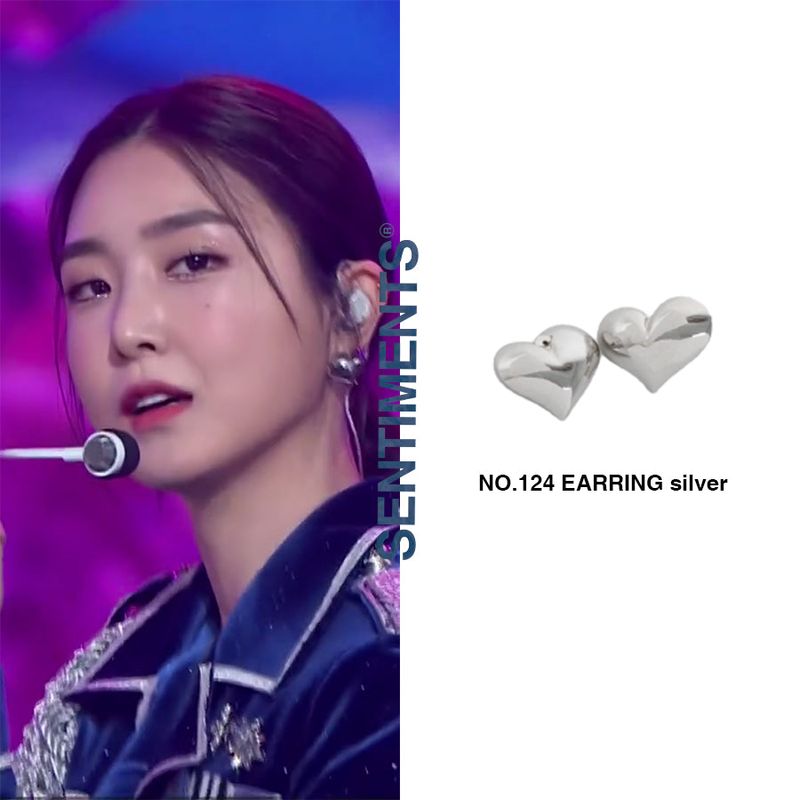 no.124 earring silver brave girls YUNA pick