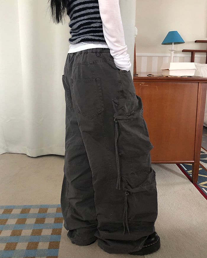 Kayun Wide Cargo Pants