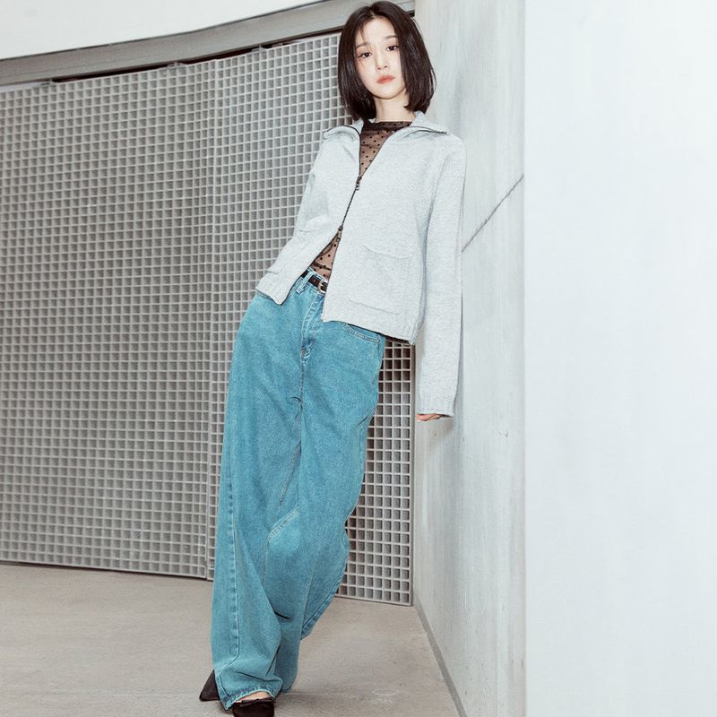 NICK&NICOLE(ニック&ニコール)の「VINTAGE WASHED STRAIGHT DENIM PANTS_VINTAGE BLUE(Pants)」
