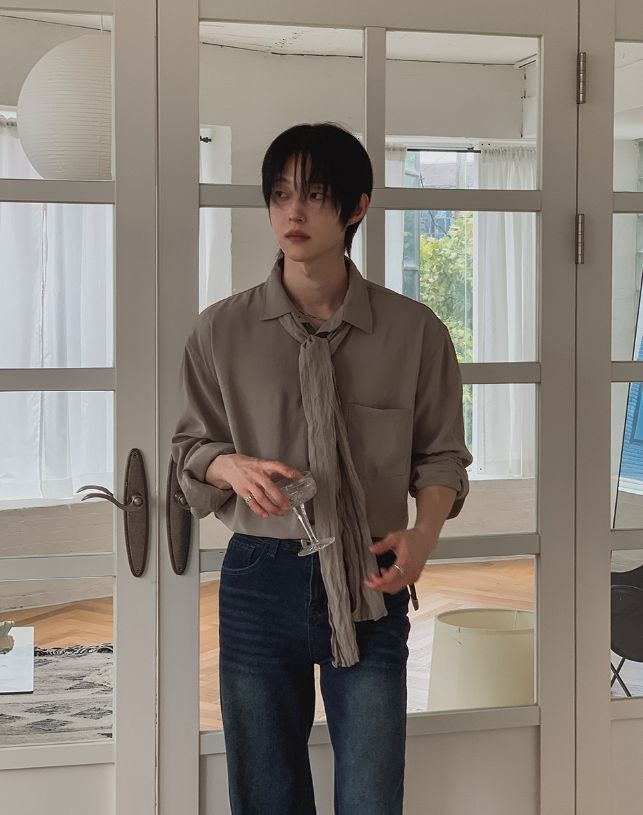 Sailor Silky Pocket Overshirt