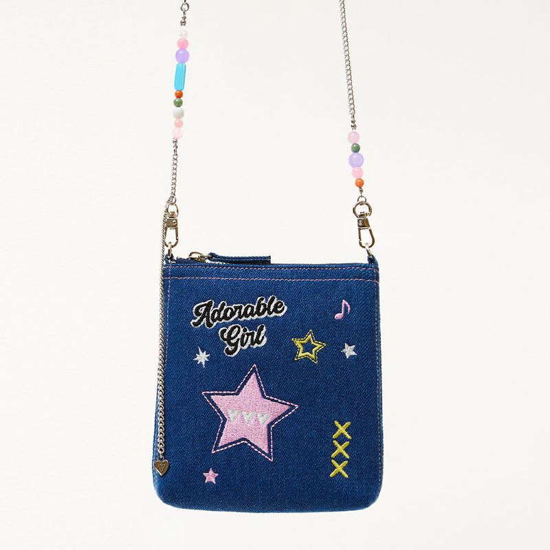 Highteen Denim Mini Cross Bag _ Blue