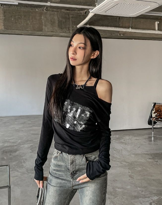 Grayish Washing Bootcut Denim Pants