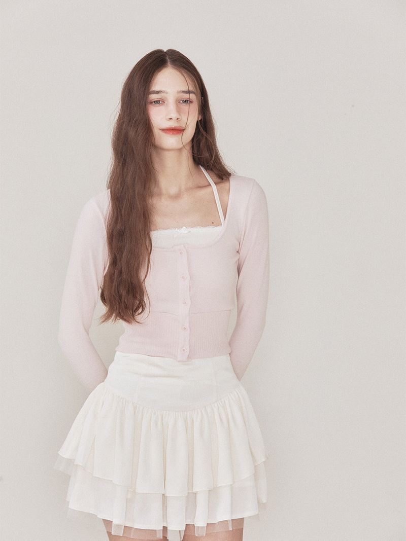 Luna cardigan set (Pink)
