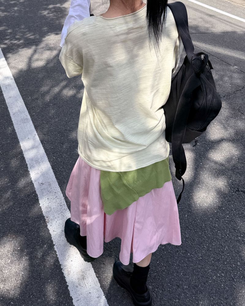  POCKET DOUBLE-SLEEVE TEE