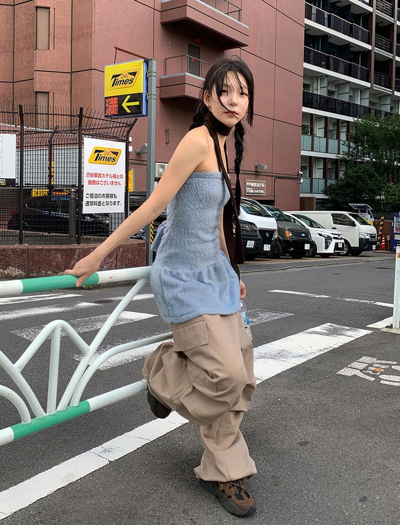 SLIM KNIT MUFFLER (7C)