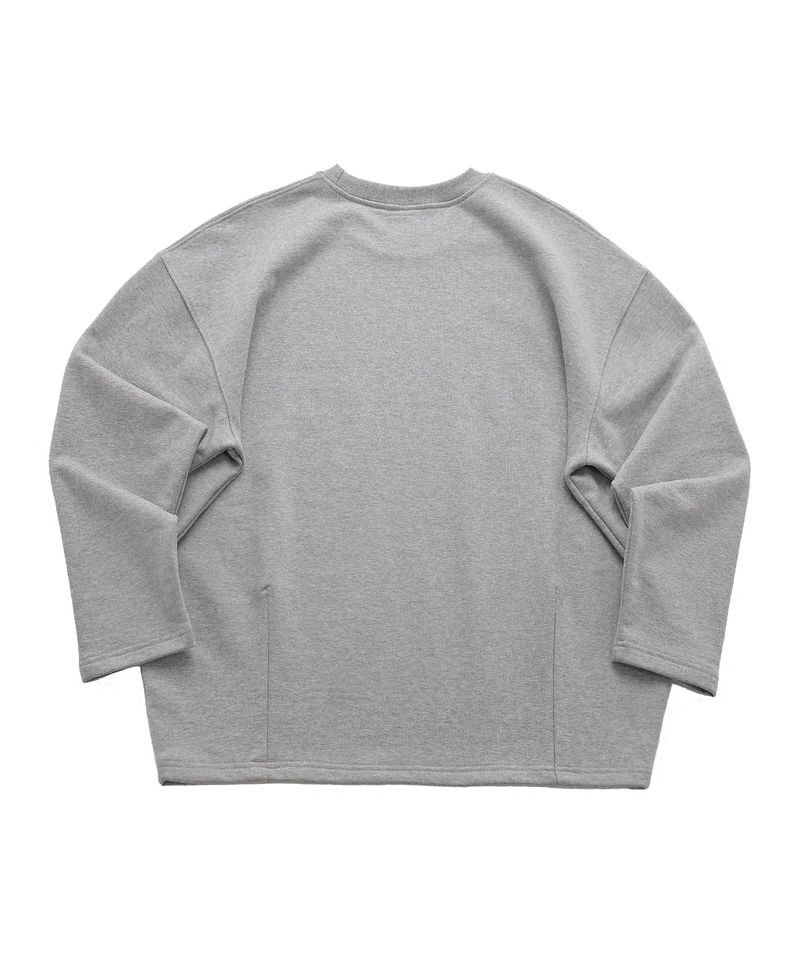 HEAVY-TERRY BALLOON SWEAT BOX TEE (Gray)