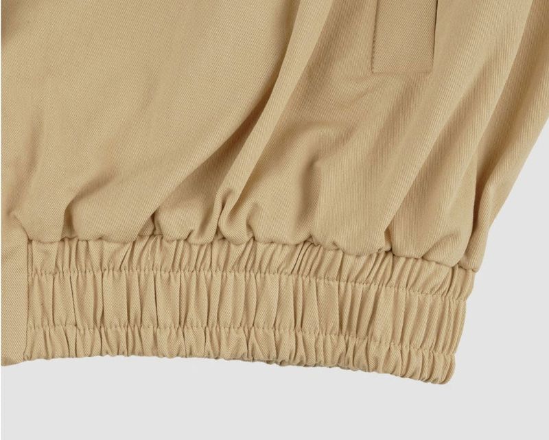 COTTON BLOUSON JACKET (BEIGE)