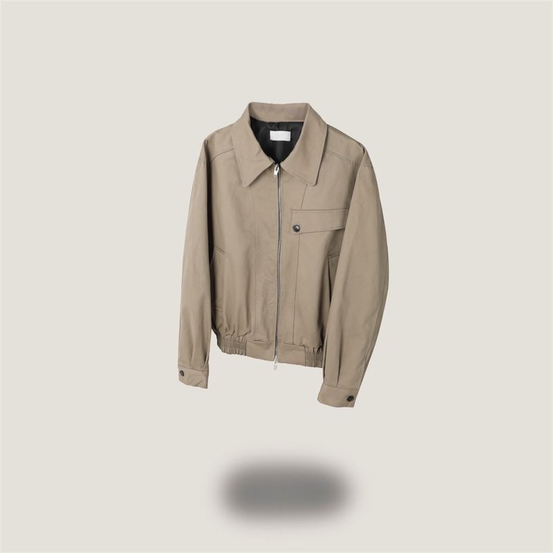 City Collar Blouson Jacket (2 Colors)
