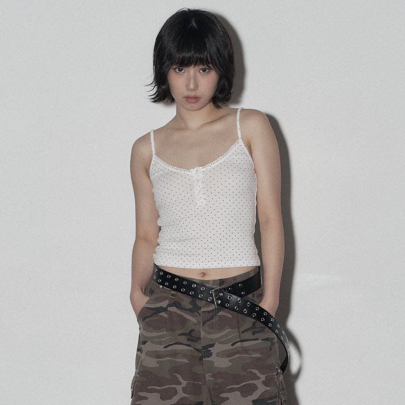 MIDNIGHT MOVE（ミッドナイトムーブ）の「dot top (white)（Tops）」