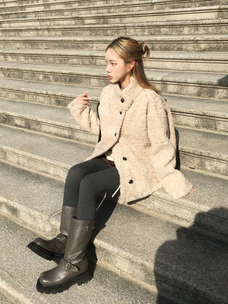 Gumi Suede Fur Coat (4c)