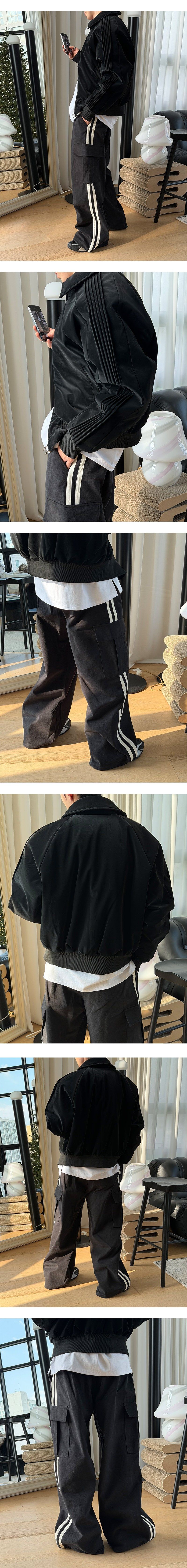 [HEAVY OUTER] Glossy padded ma-1 jumper(3color)