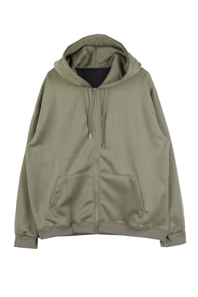 ASCLO 2way Zip Basic Hood Zip Up (6color)