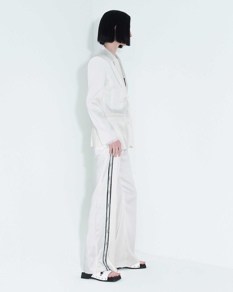 Raw Edge Slim Jacket _ White