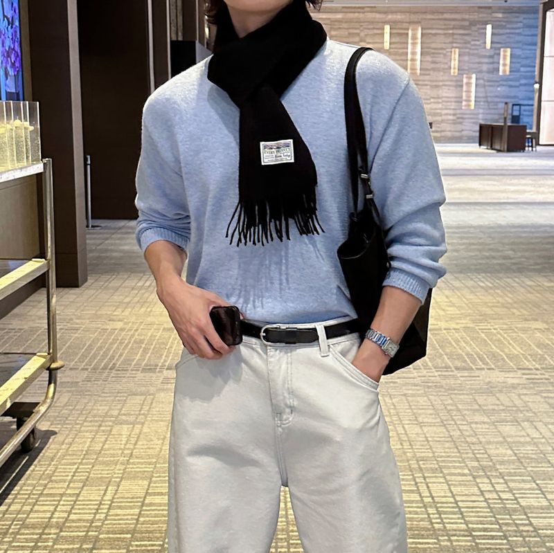 lemenne(ルメンヌ)の「LMN Luden Wool Cash Round Knitwear (10 colors)(Tops)」