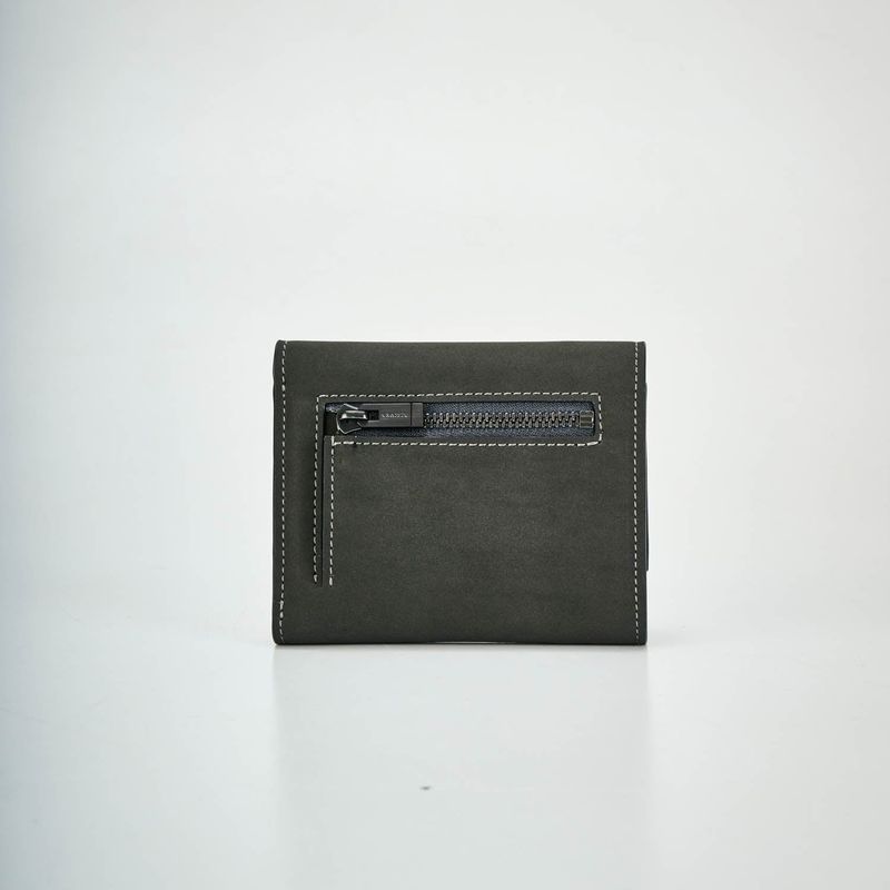 Corn Leather Graphic Trifold Wallet