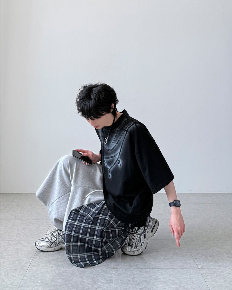 Flow Check Bermuda Pants