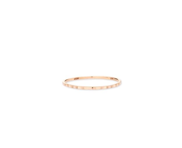 26SS★ Truly Essence 14K Single Cutout Ring