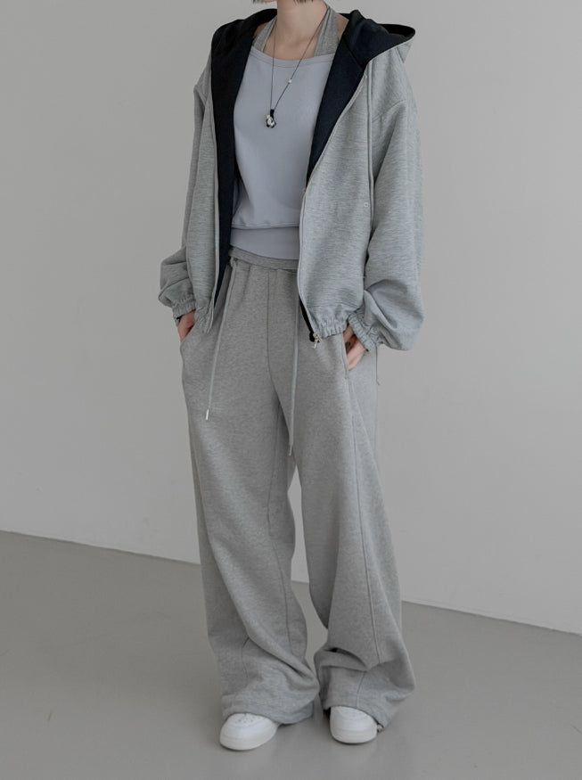 (Unisex) Drick Strap Belt Sweatpants