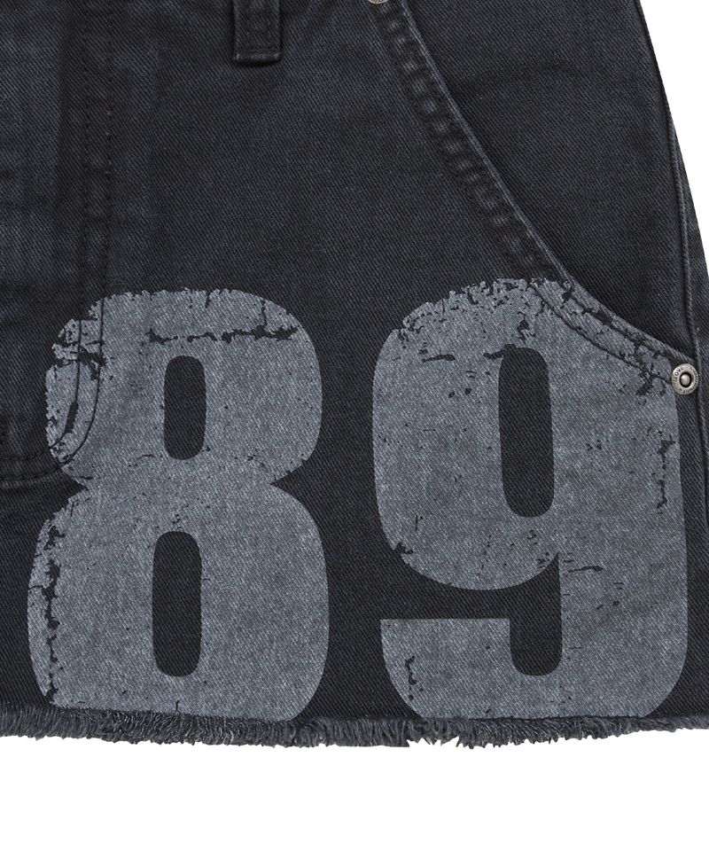 89 short skirt (black)