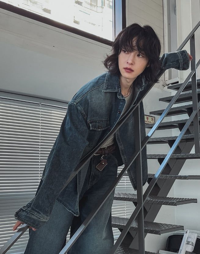 Hamb Work Patch Denim Shirt