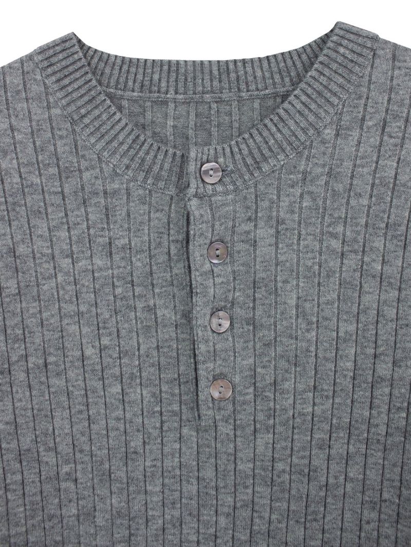 LMN Verbony 4 Button Long Sleeve Knitwear (5 colors)