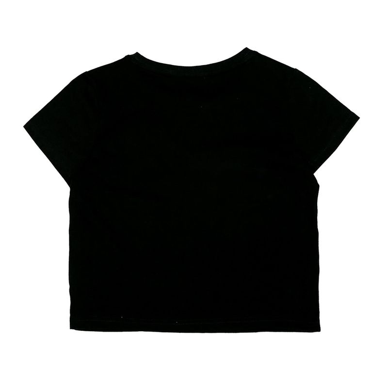 222 Basic logo crop t - Black