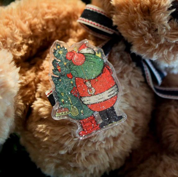 Pastar Pesto(パスターぺスト)の「【MADE】Santa's surprise Glitter Smart Tok / Pesto 18.(Smartphone Accessories)」