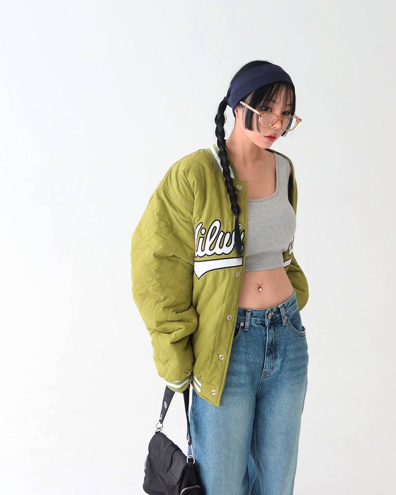 Bra cap napping cropped sleeveless