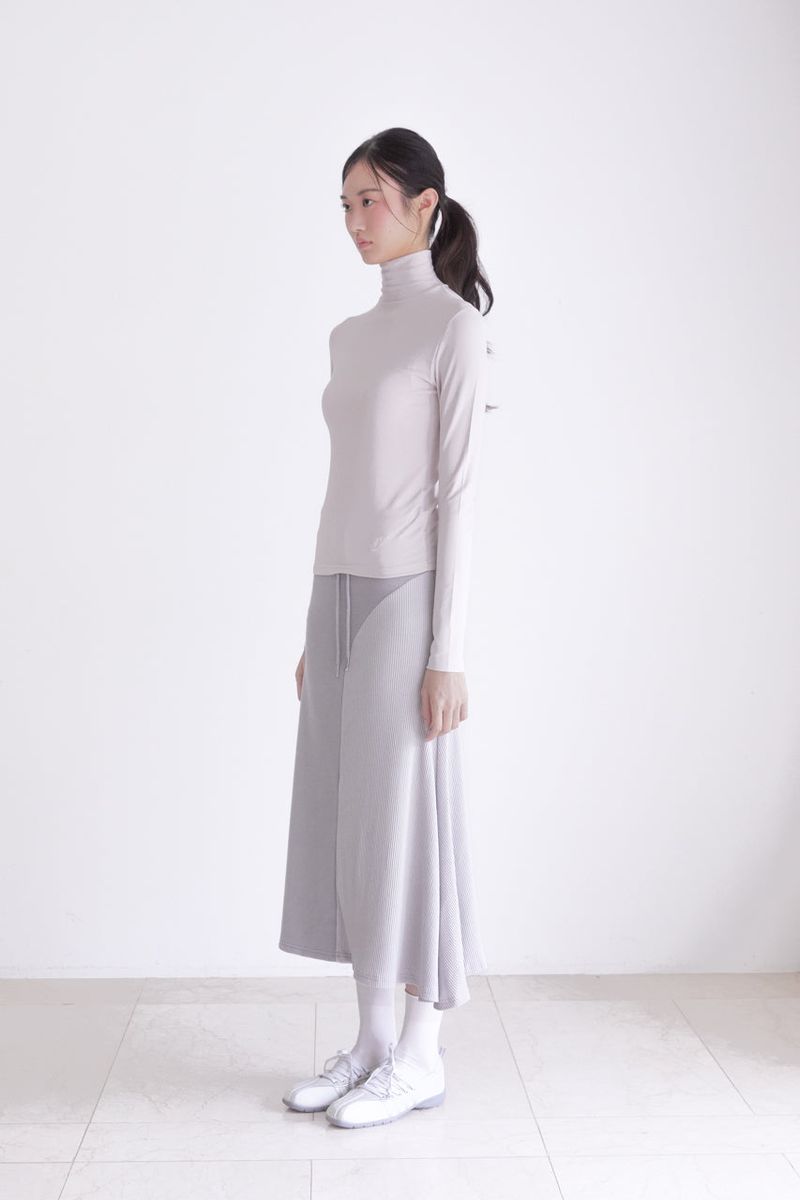 Mermaid Line Long Skirt (GREY)