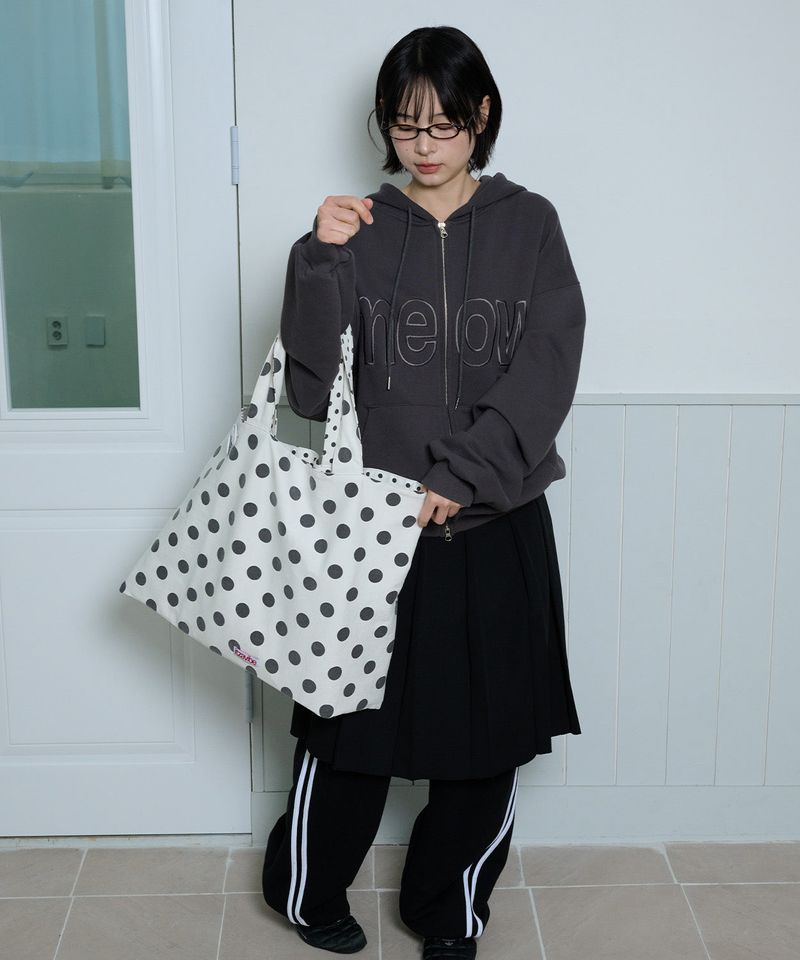CAT GIRL DOT REVERSIBLE BAG