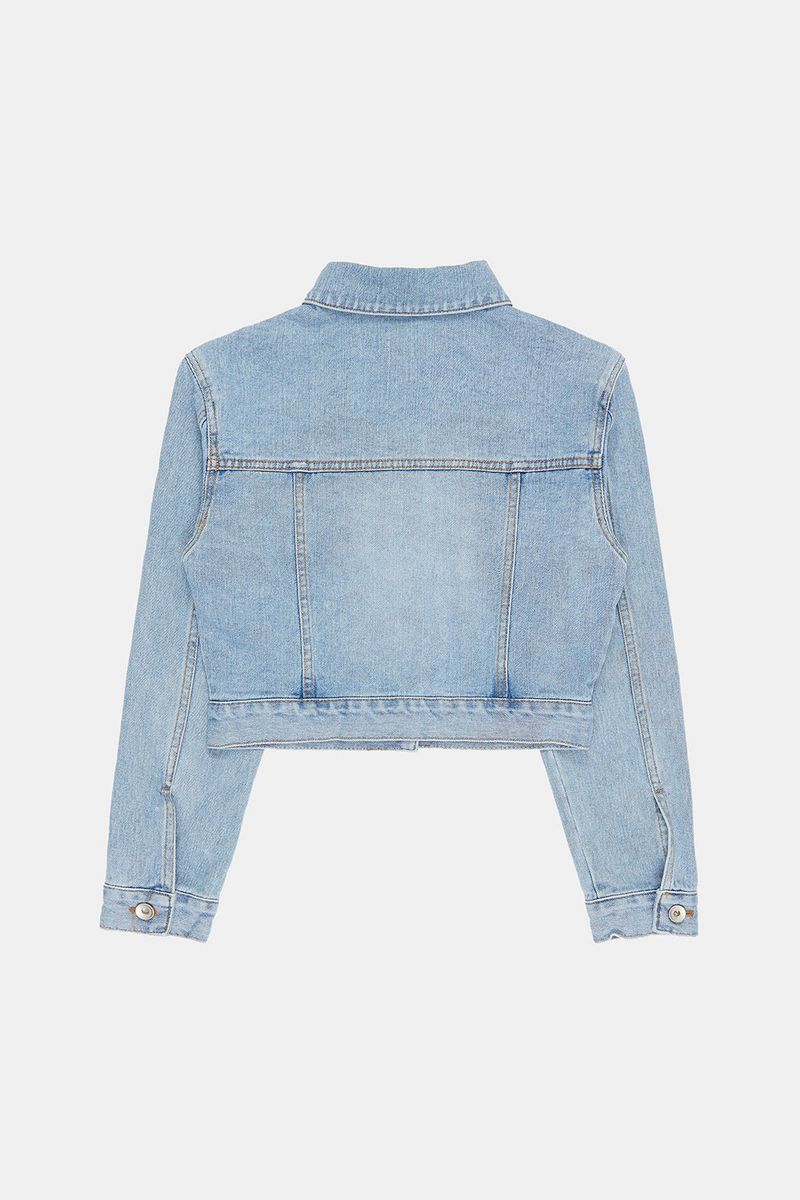 Deva short denim trucker jacket