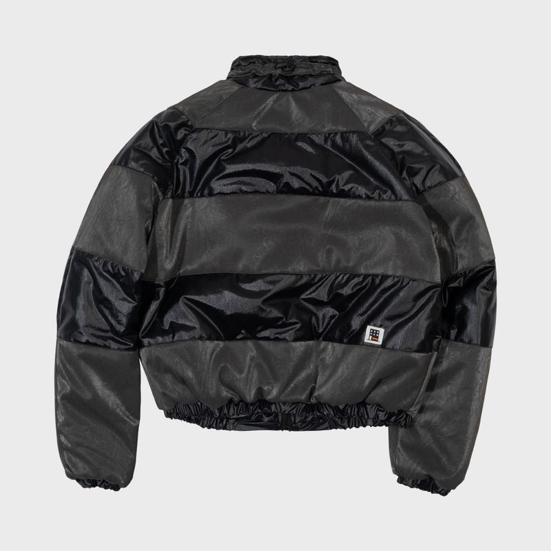 TWISTER FAKE LEATHER CROP JACKET (BLACK)