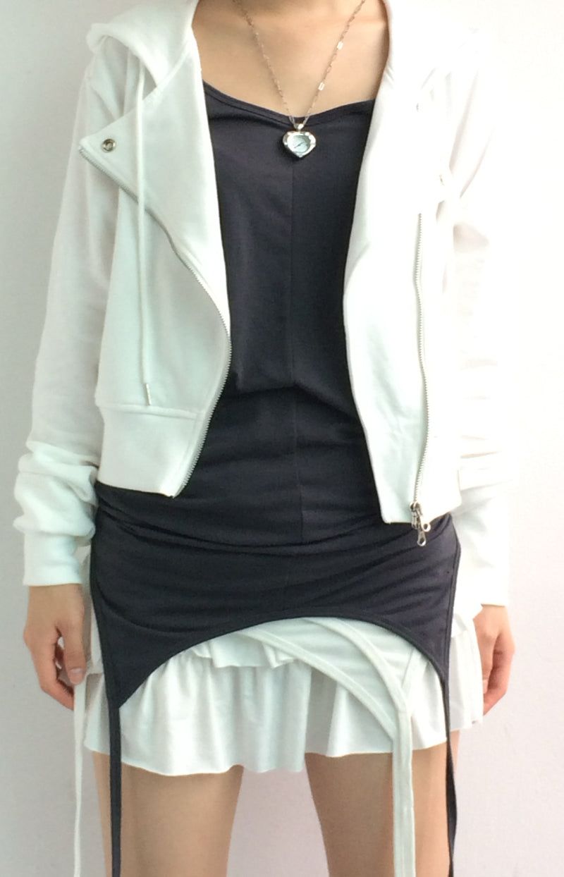 Bitline Curve Hooded Zip-up