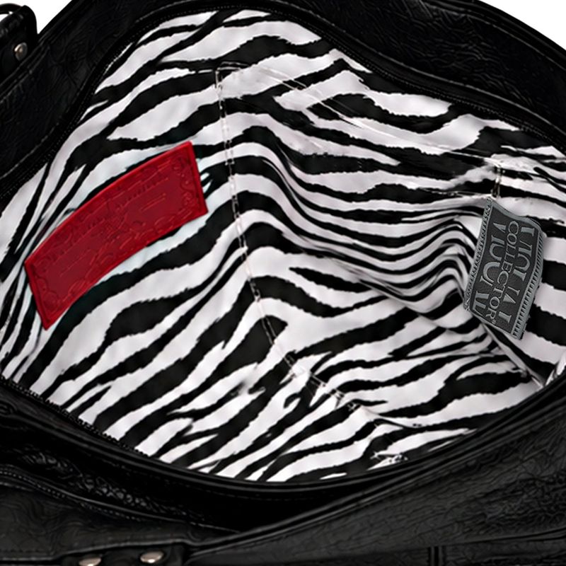 INNER ZEBRA BUCKLE BIG BAG [BLACK]