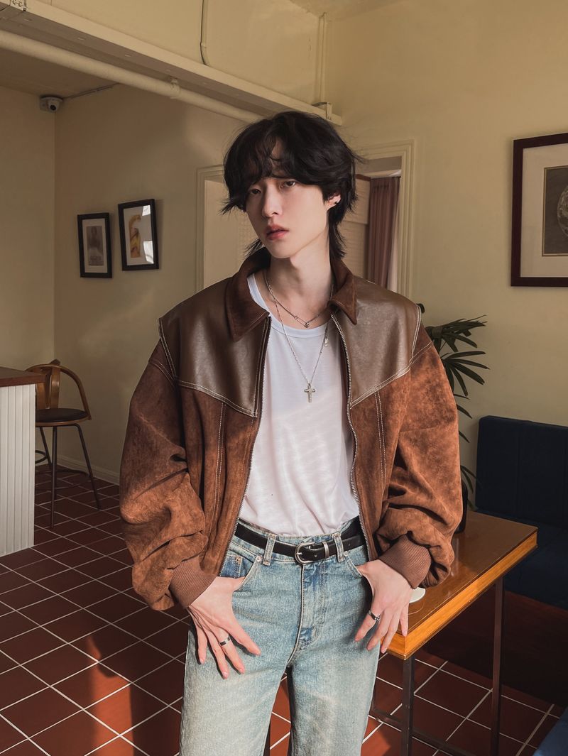 [MDおすすめ]モブバルーンスエードジャンパー (2 color)