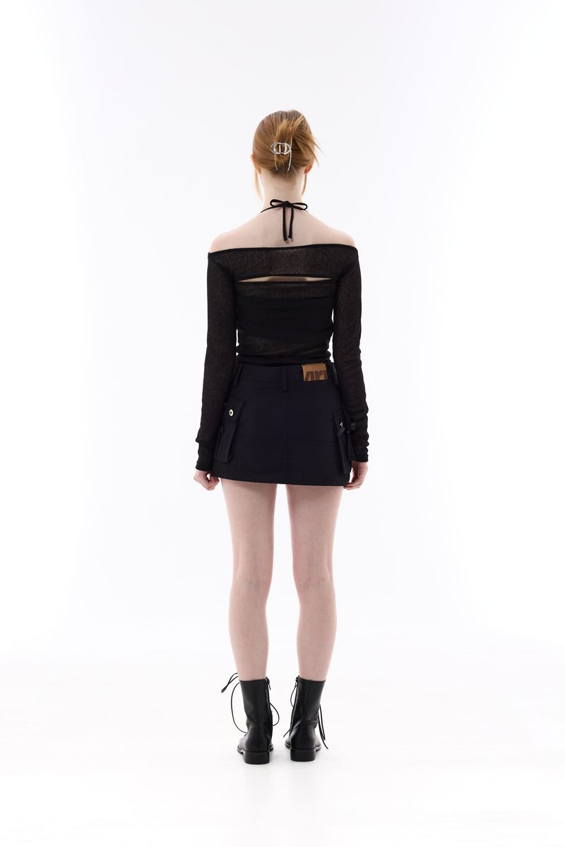 MANON OFF-SHOULDER SET / BLACK