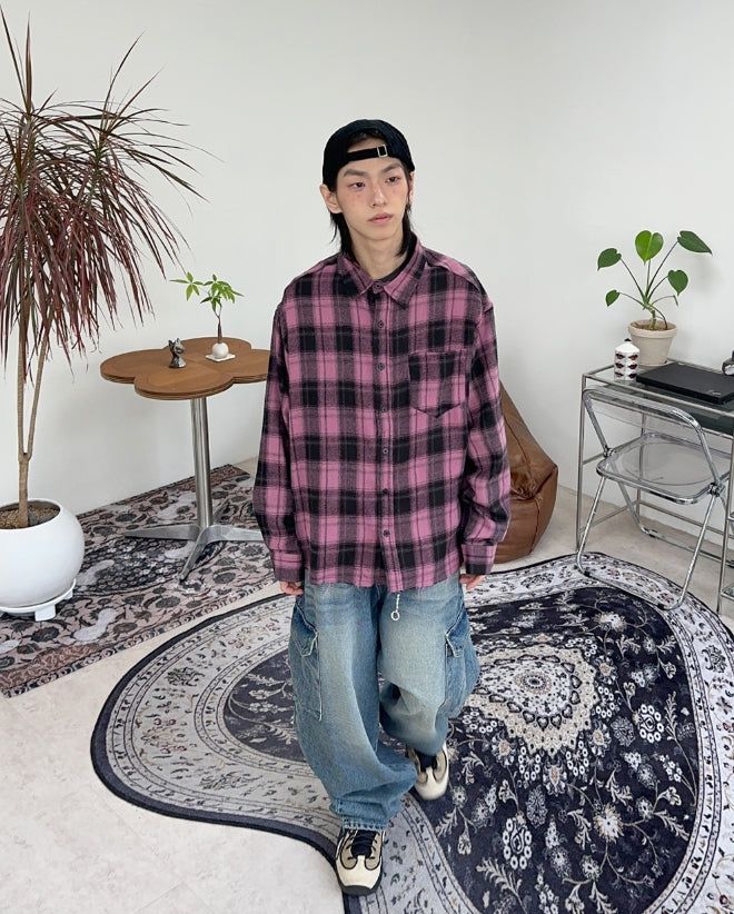 Else flannel check shirt