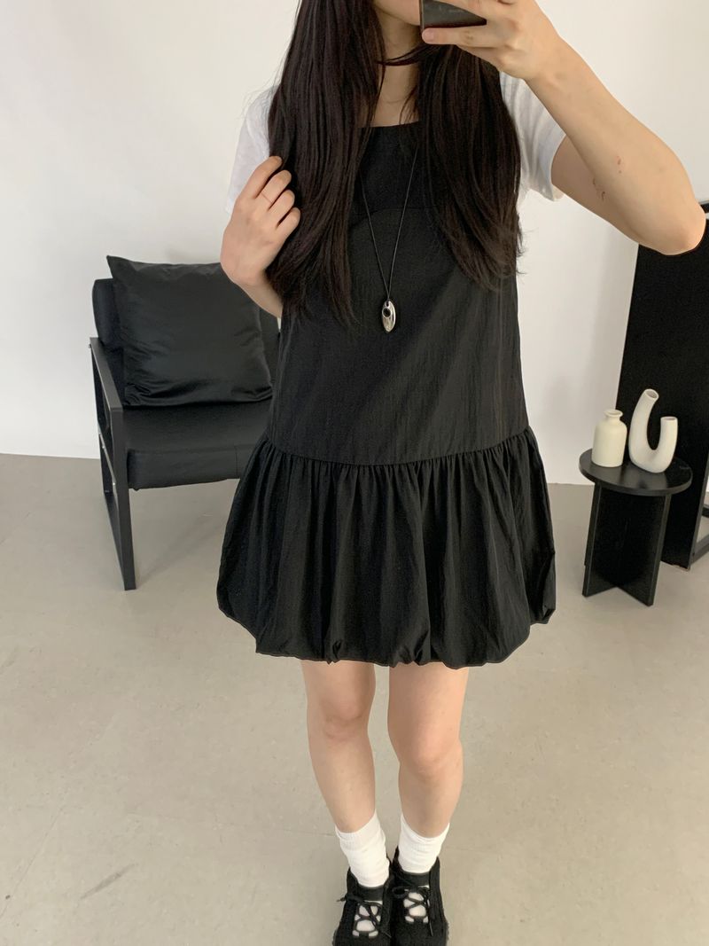 Berard Balloon Sleeveless Mini Dress