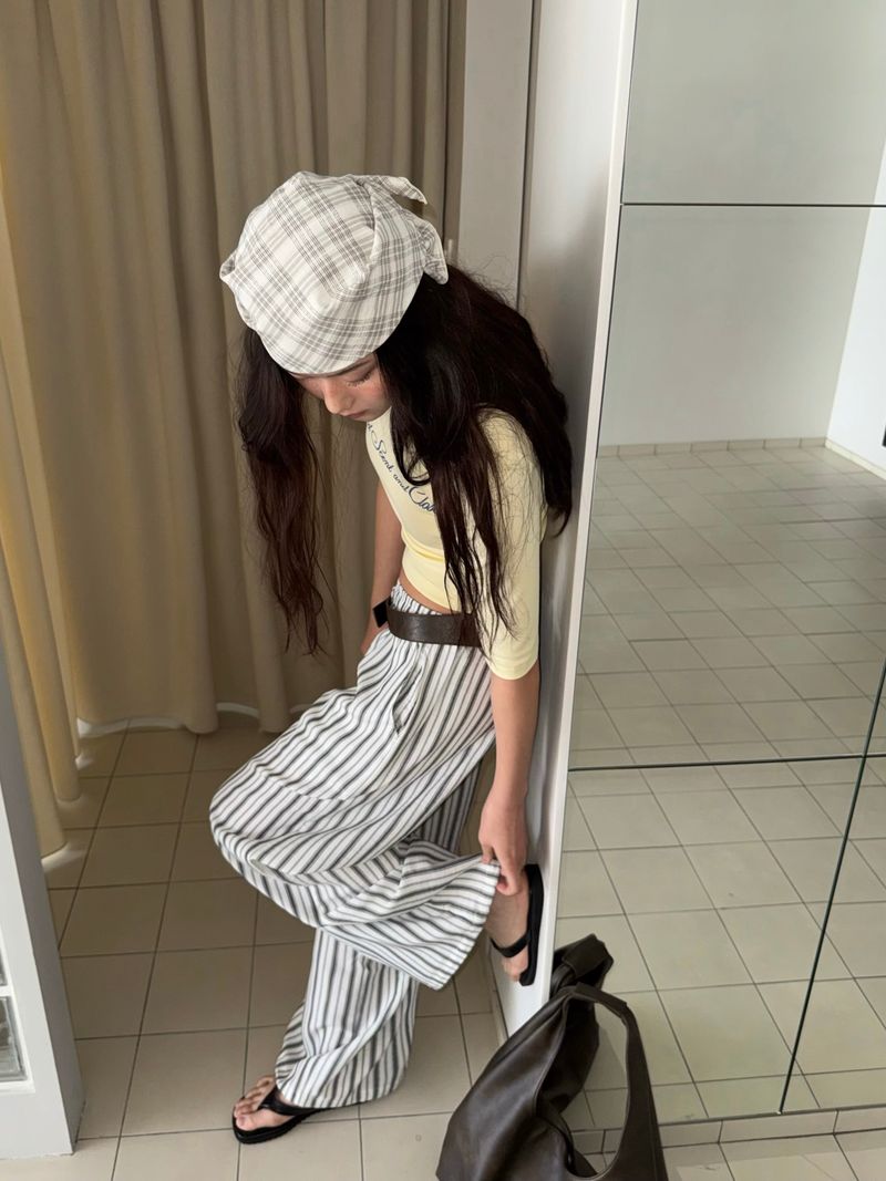 [ORIGINAL] Radi Stripe Summer Two-Way Pants