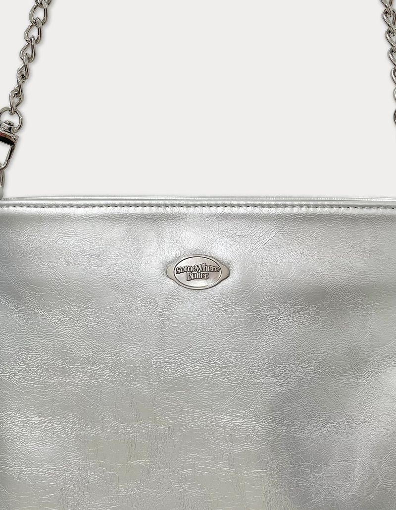 fle chain toast bag - silver