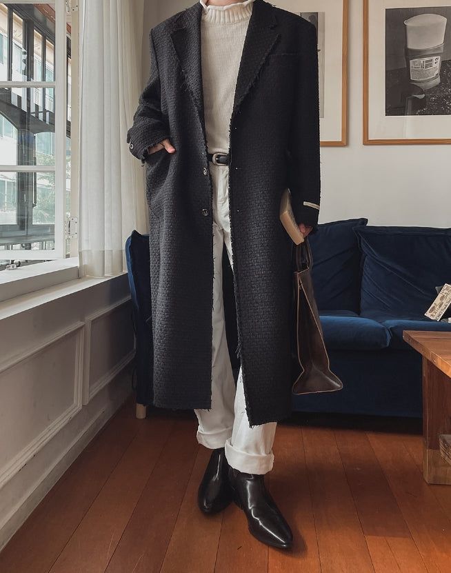 Brood Tweed Dekki Wool Coat