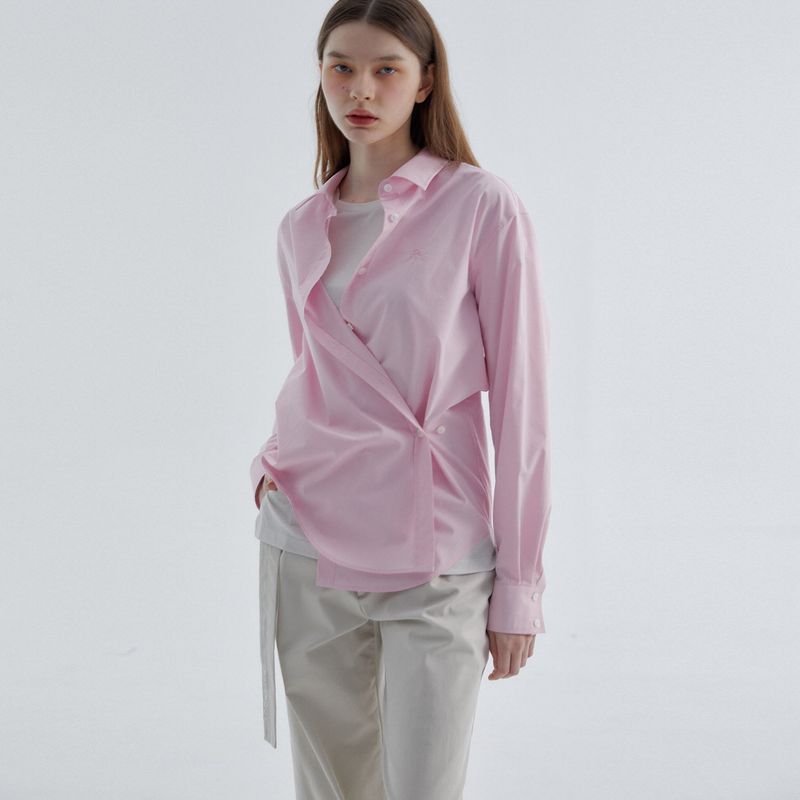 RVS Wrap Shirts Pink