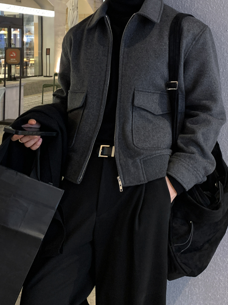 Premium Signature Blended Wool Jacket