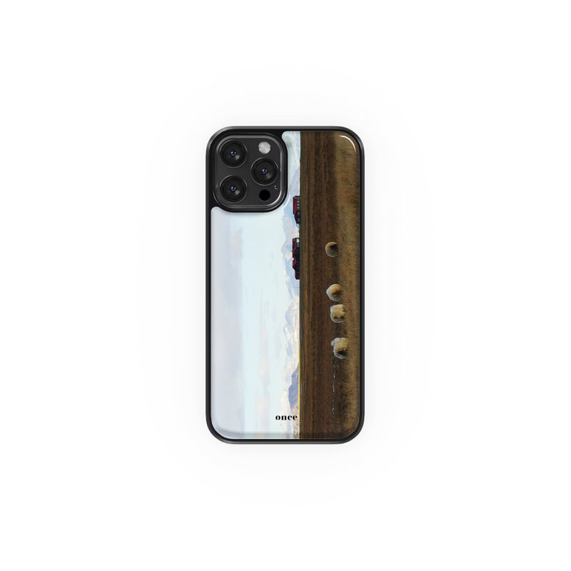ONCESTUDIO（オンセスタジオ）の「[epoxy] Autumn sheep and fields 02 phone case（Smartphone Accessories）」
