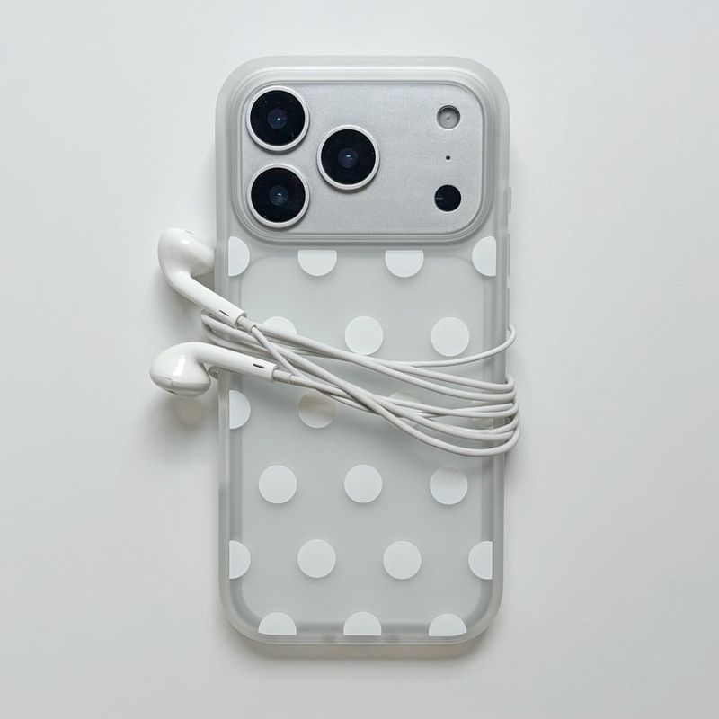 【MADE】 Fog dot Jelly phone case