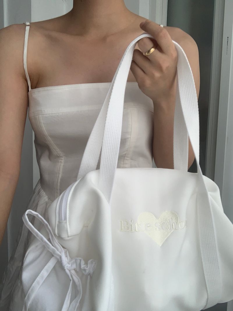 bitteschon ribbon ballet bag