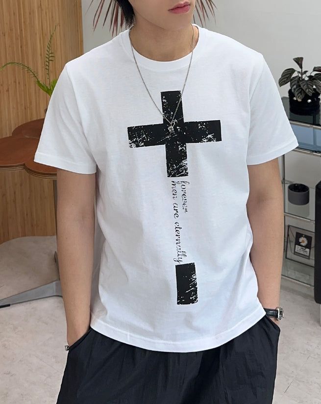 Rohef Cross short-sleeve tee