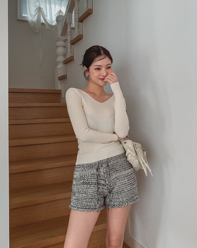 May Bokashi Knit Short Pants